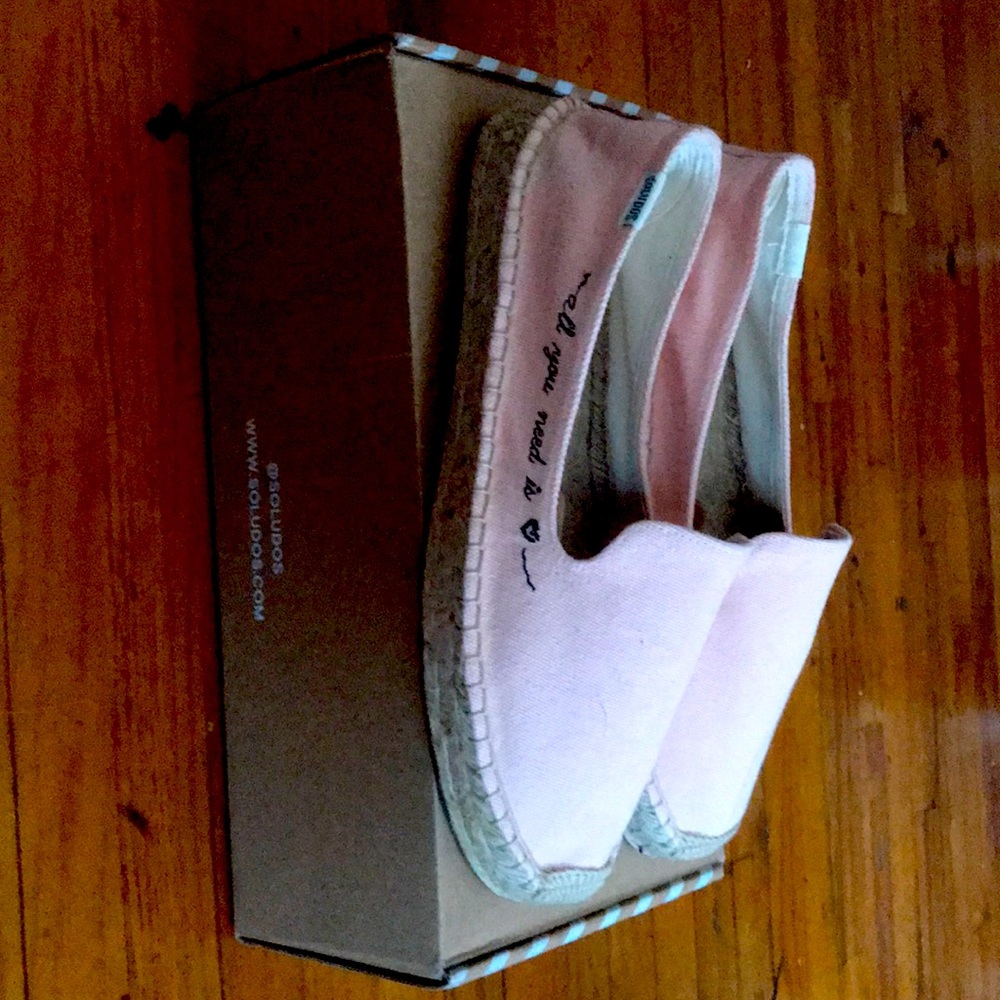 💯 Brand New! Soludos, Platform Espadrille Flats! - Picture 3 of 9